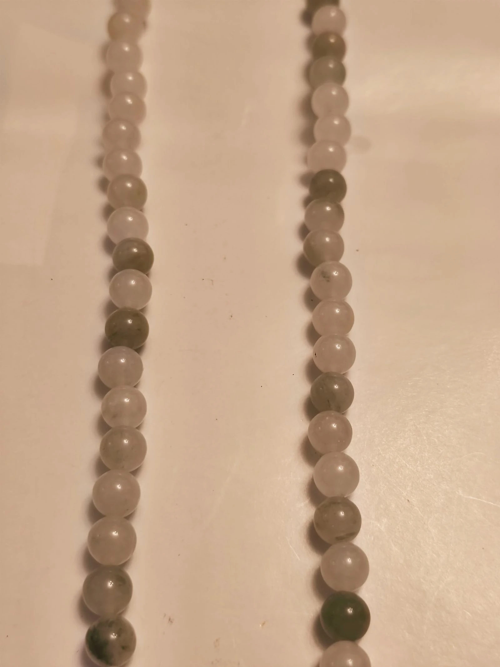 Necklace of light agates with 80 centimeters – photo 3
